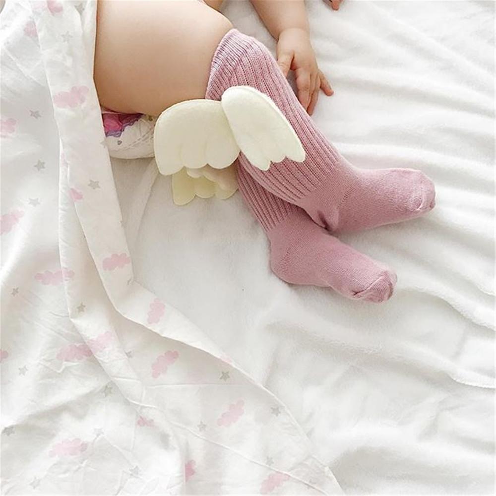 Angel Wings | Knee High Leg Warmer Socks