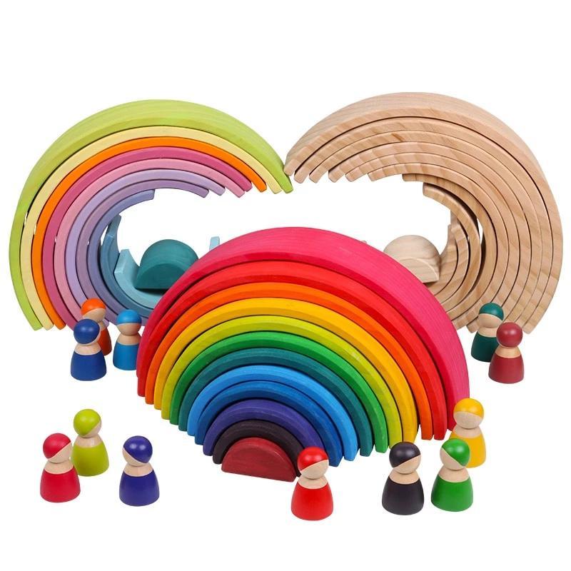 Stacking Wooden Rainbow