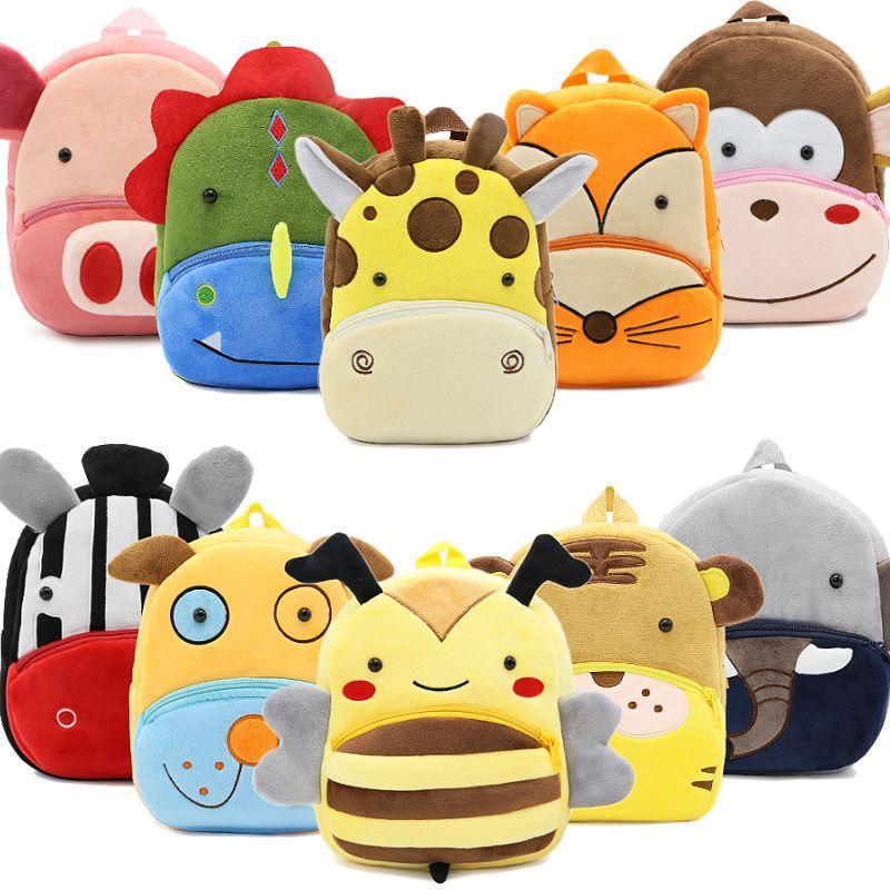 3D Cartoon Plush Backpack